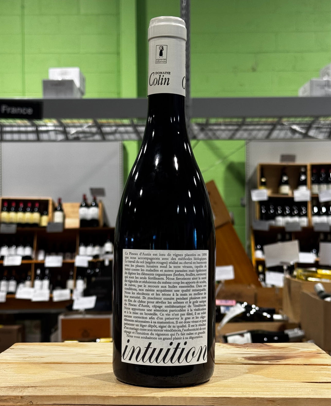 Patrice Colin Coteaux du Vendômois Intuition Rouge Loire Valley, France