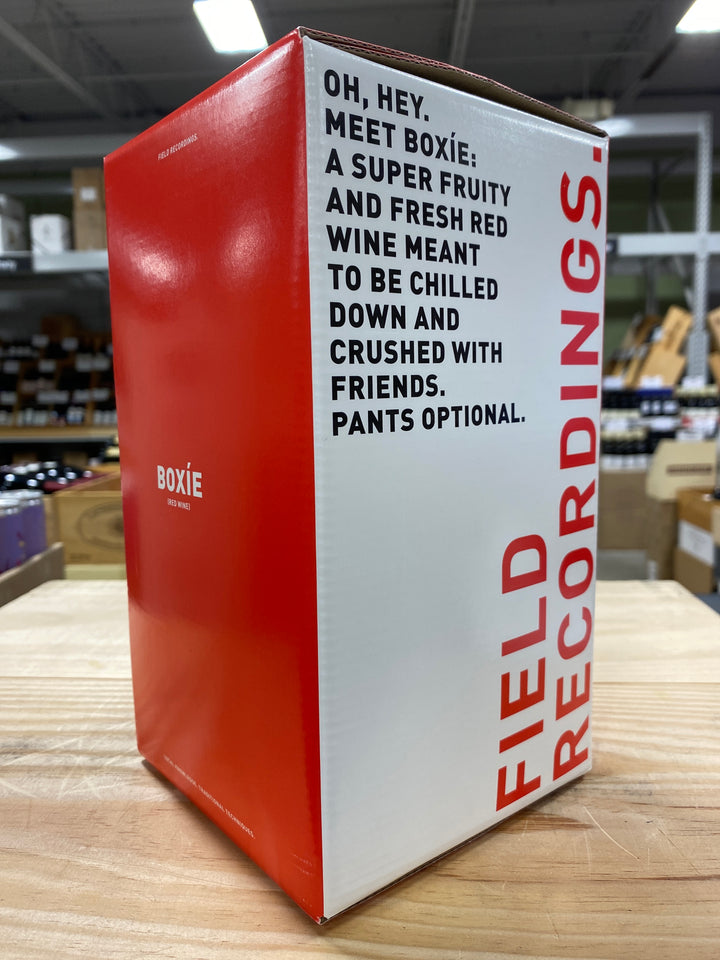 Field Recordings BOXIE Chillable Red Wine- Central Coast, CA 3L BIB