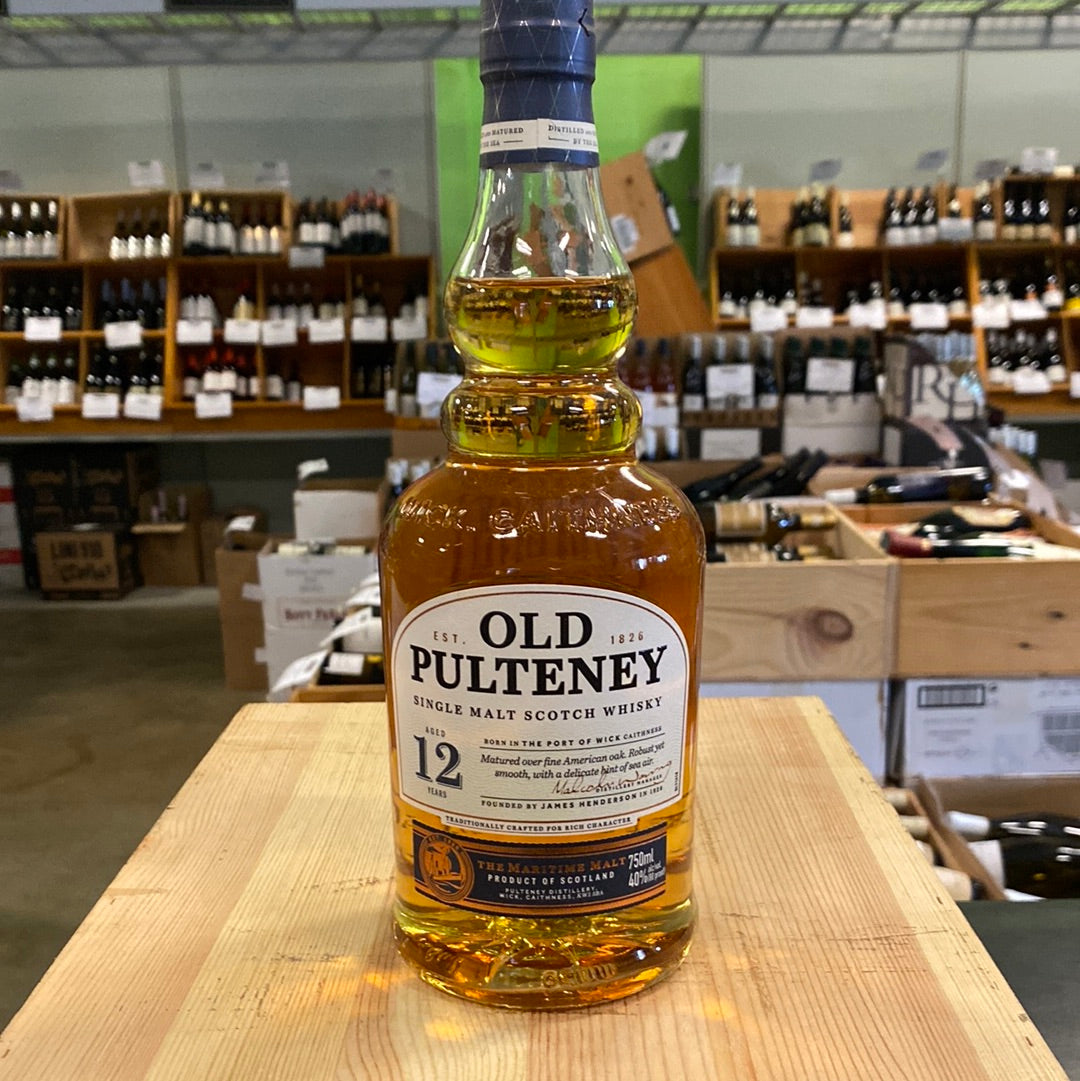 Old Pulteney 12-Year-Old Single Malt Scotch Whisky – Scotland (80 Proof)