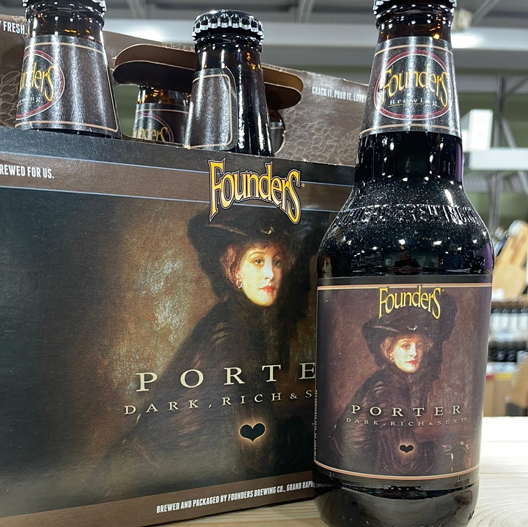 Founders Porter 12oz 6 Pk Bottles