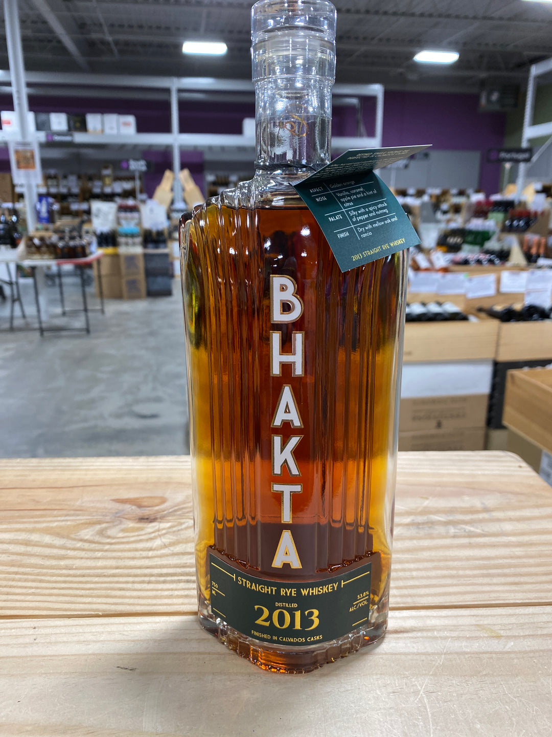 Bhakta 2013 Vermont Rye Whiskey