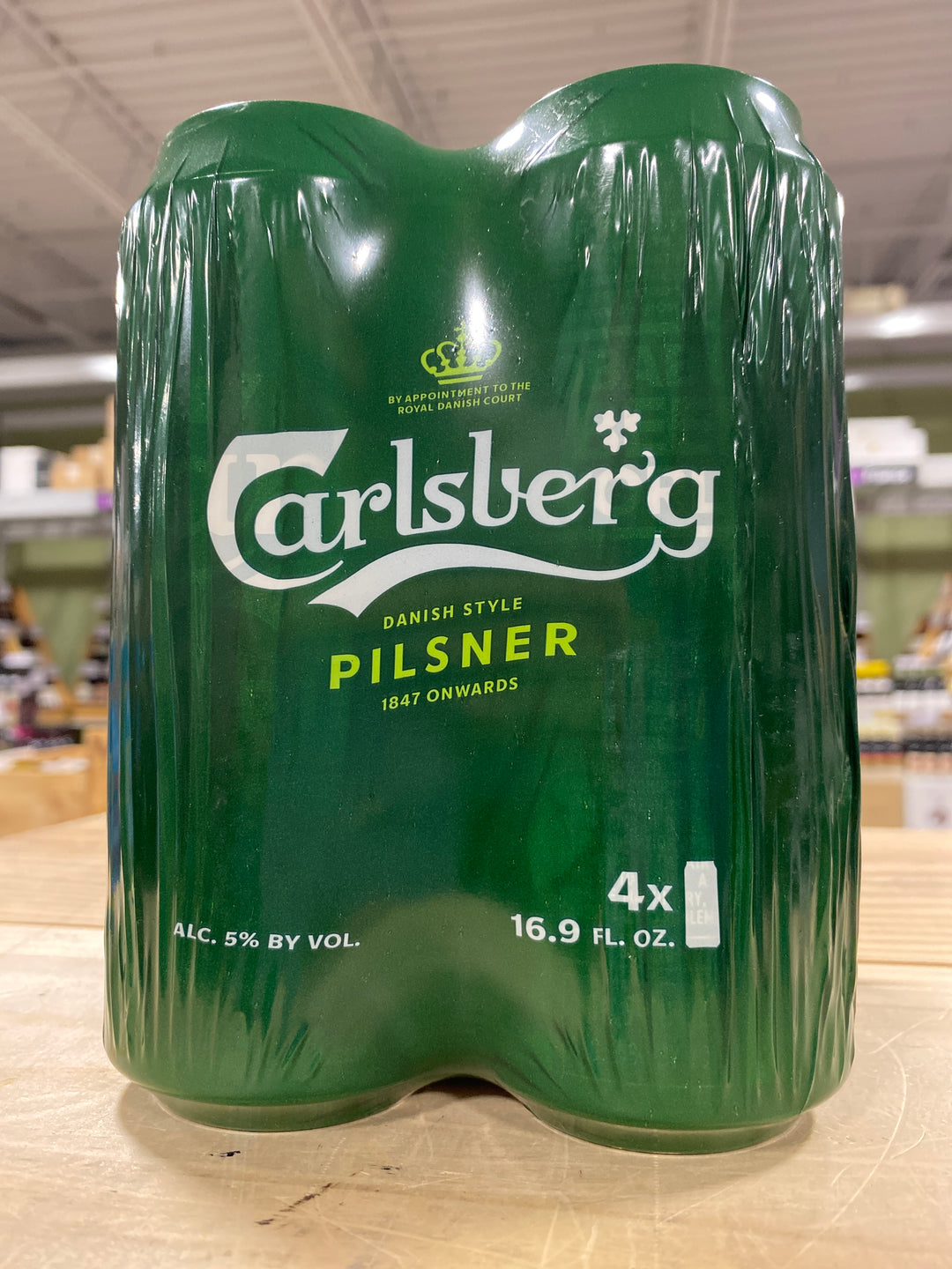 Carlsberg Lager 4pk 16.9oz Cans