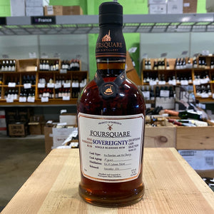 Foursquare 14yr Sovereignty Single Blended Rum 124 Proof- Barbados
