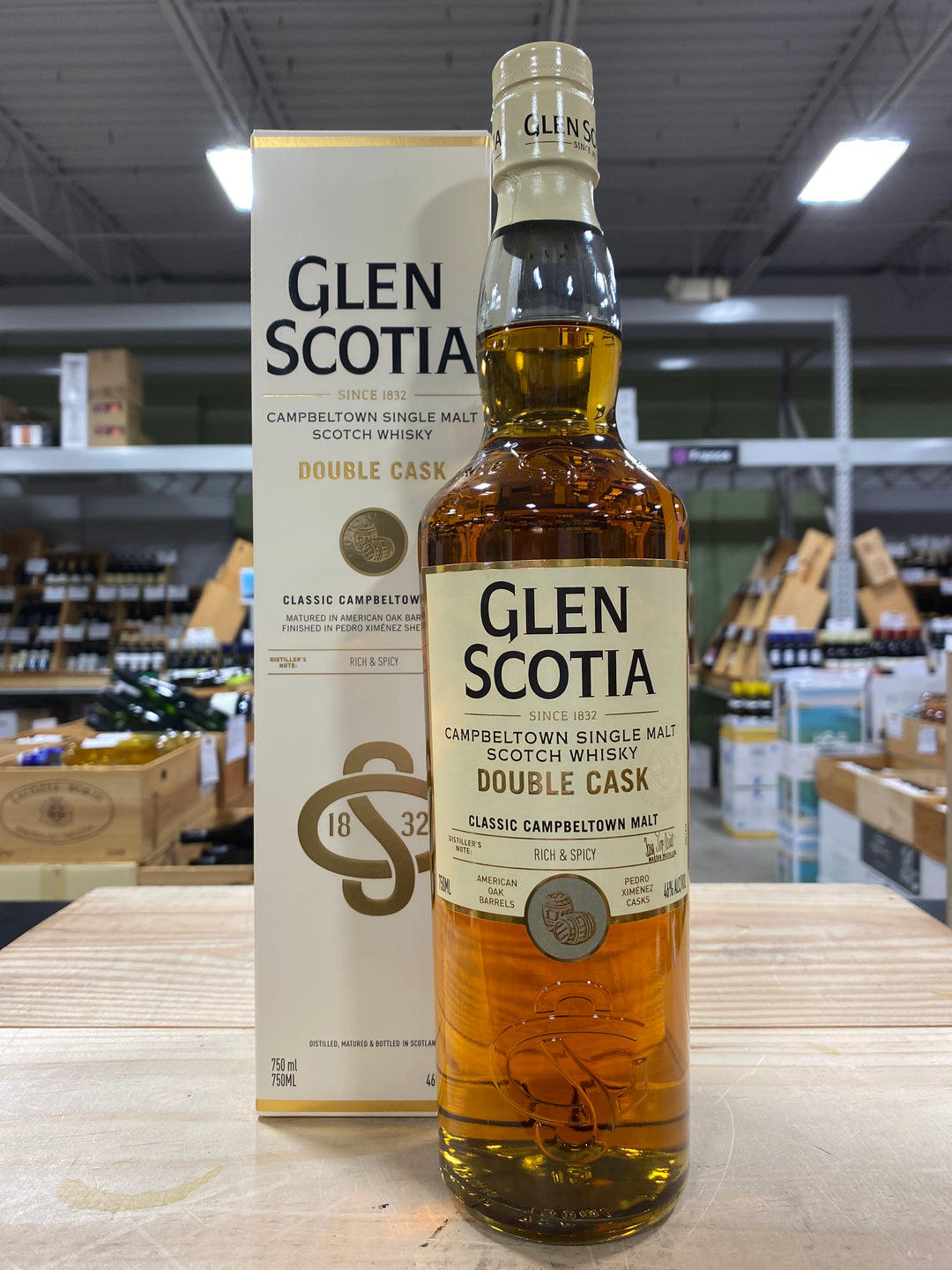 Glen Scotia Double Cask Single Malt Scotch Whisky – Campbeltown, Scotland (46% ABV)