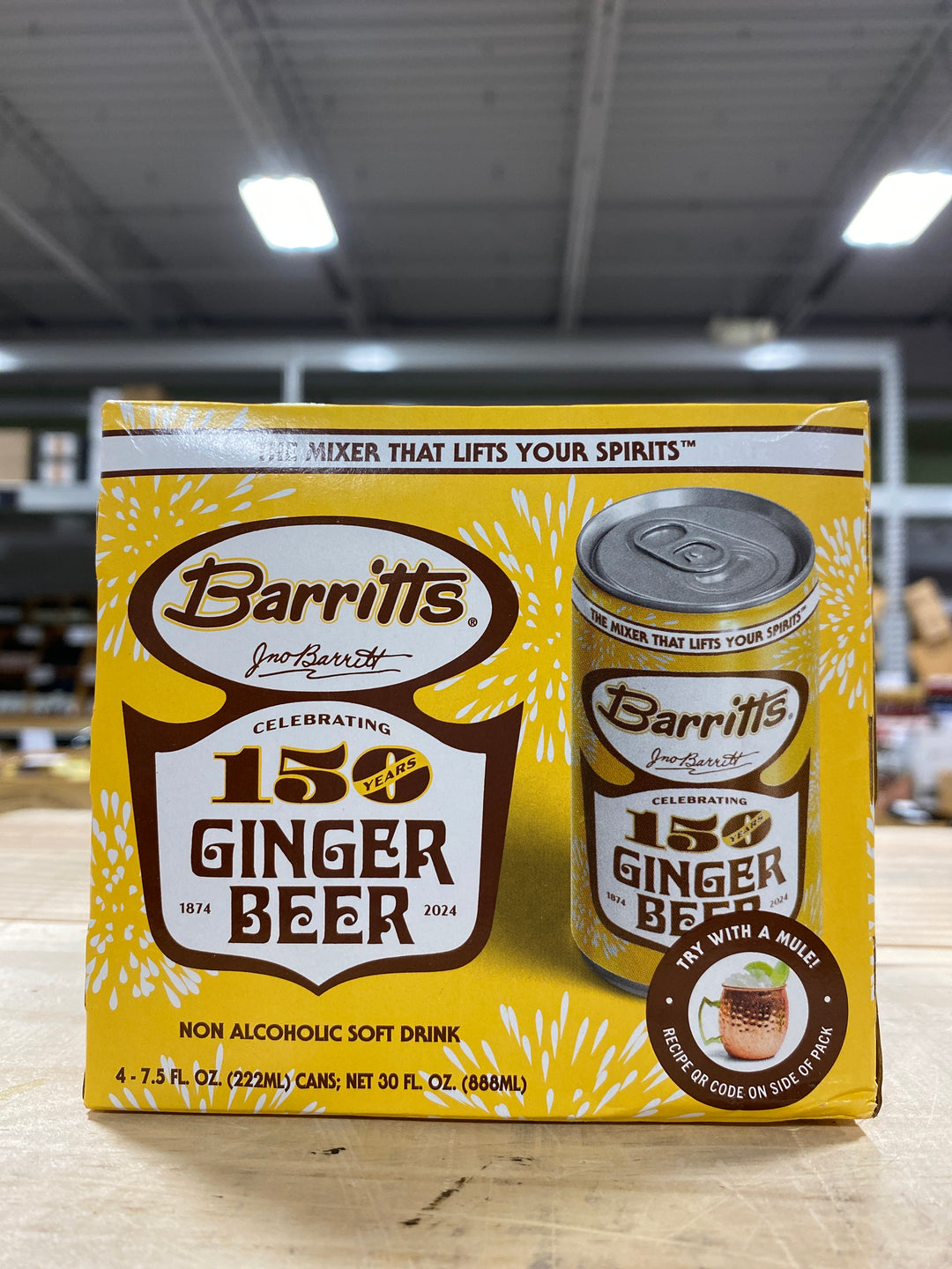 Barritt's Ginger Beer 4pk