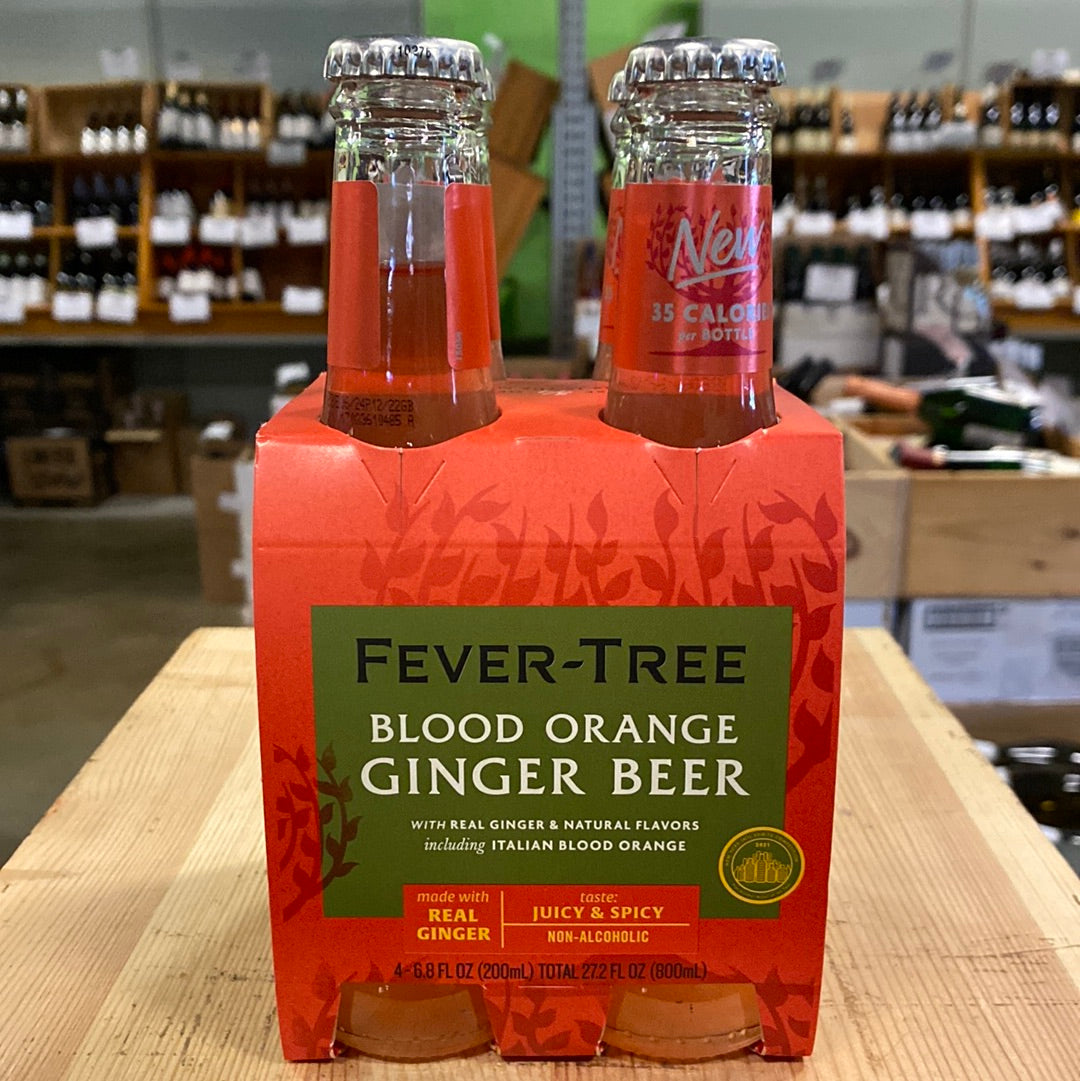 Fever Tree Blood Orange Ginger Beer 4pk