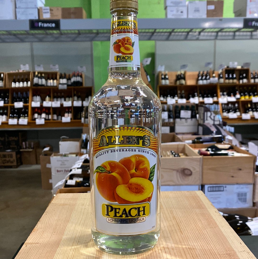 Allen's Golden Peach Schnapps- 1.0L