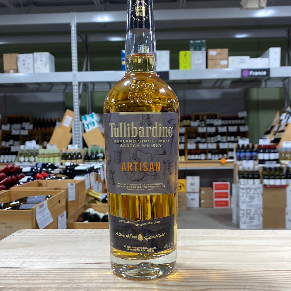Tullibardine Artisan Single Malt Scotch Whisky – Scotland (40% ABV
