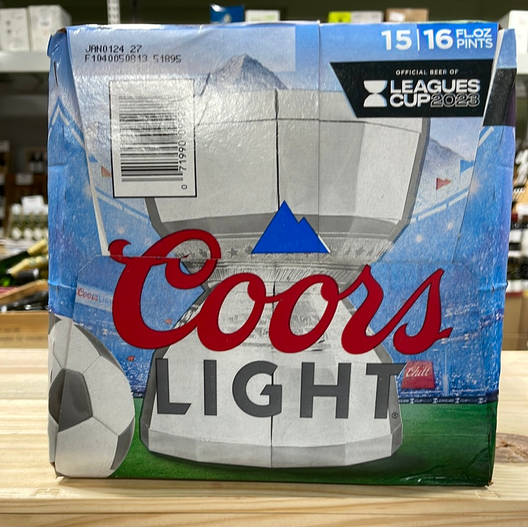 Coors Light 15pk Aluminum Bottles