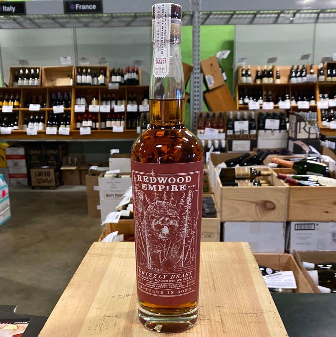 Redwood Empire Grizzly Beast Bottled in Bond Bourbon