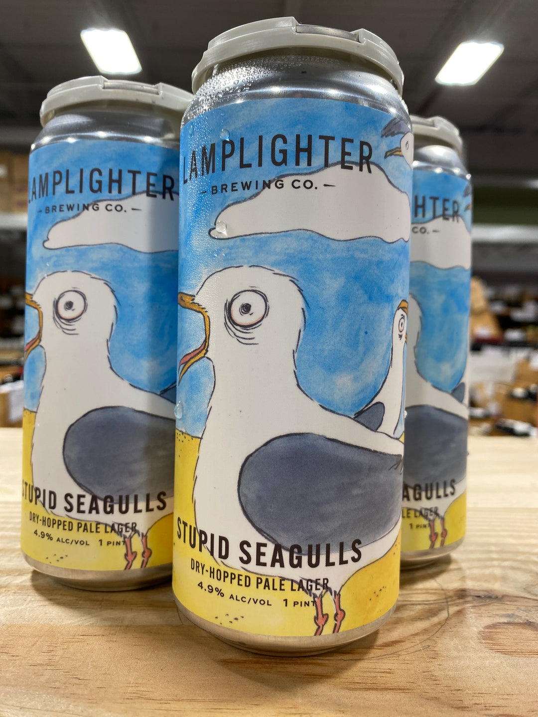 Lamplighter Stupid Seagulls Dry-Hopped Pale Lager 16oz/4pk