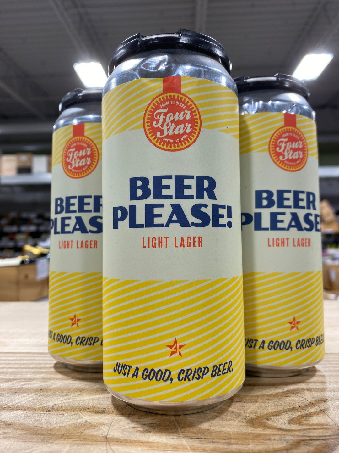Four Star Beer Please Light Lager