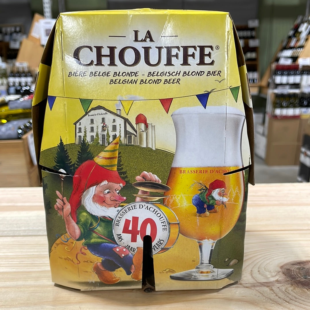 d'Achouffe La Chouffe Belgian Blond Ale 4pk bottles