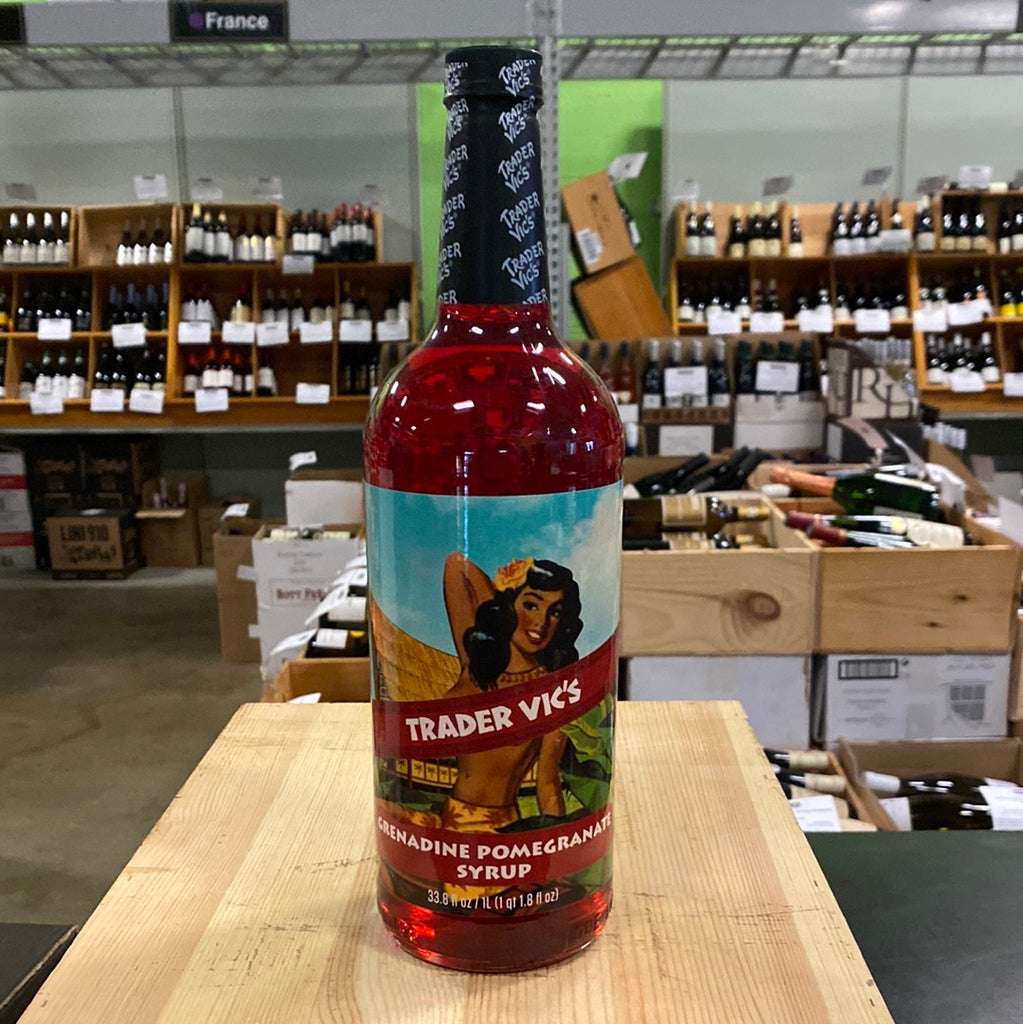Trader Vic's Grenadine Pomegranate Syrup 1.0 Liters – Bin Ends