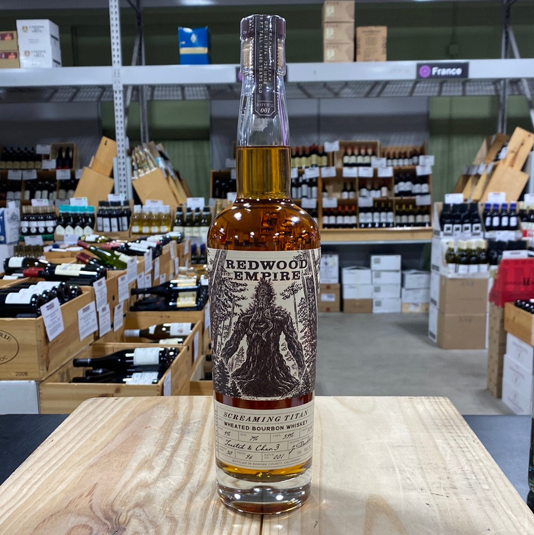 Redwood Empire Screaming Titan Wheated Bourbon Whiskey