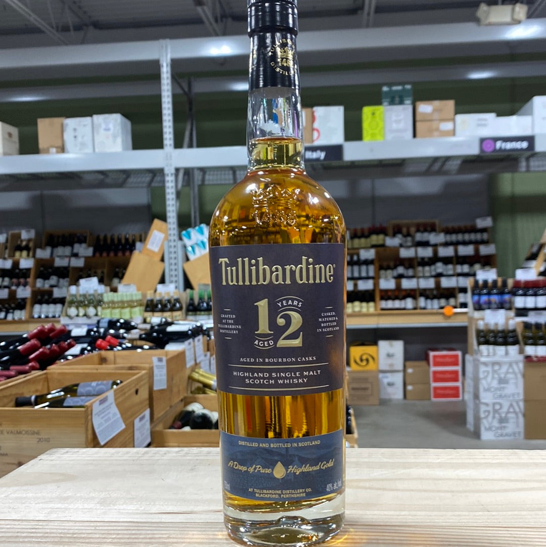 Tullibardine 12 Year Old Single Malt Scotch Whisky- Highlands Scotland
