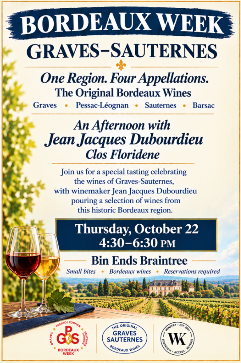 Celebrate Bordeaux Week in Braintree!