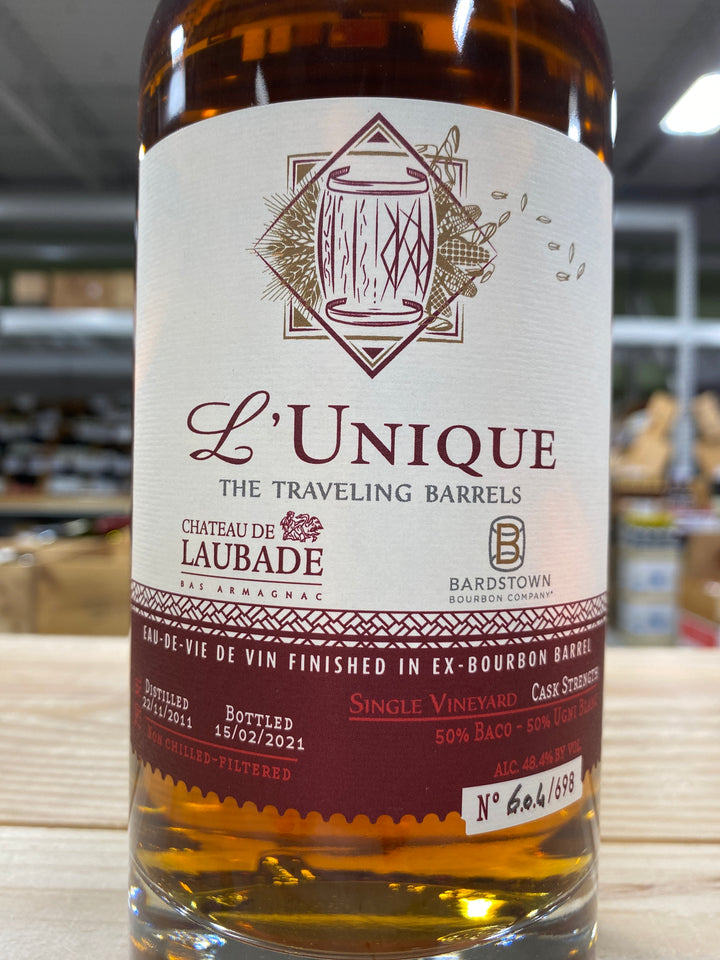 Chateau de Laubade Bas Armagnac L'Unique #2 (9yr Bourbon Barrel)  Gascony, France