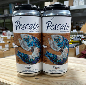 Rockport Brewing Pescato Italian Pilsner 4pk Cans