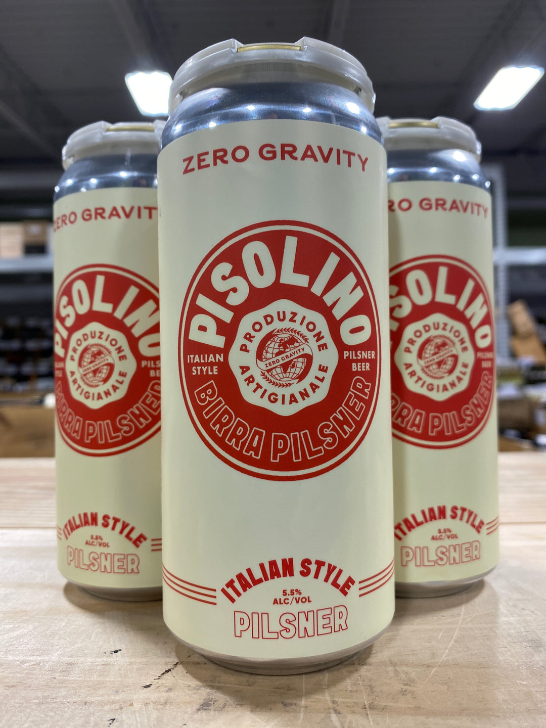 Zero Gravity Pisolino Italian Pilsner 4pk/16ox Cans