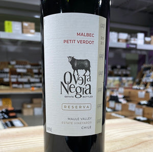 Oveja Negra Malbec-Petite Verdot Reserva Maule Valley, Chile 2021