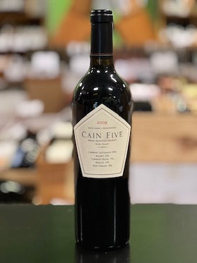Cain Five Proprietary Red Spring Mountain Napa Valley CA 2009