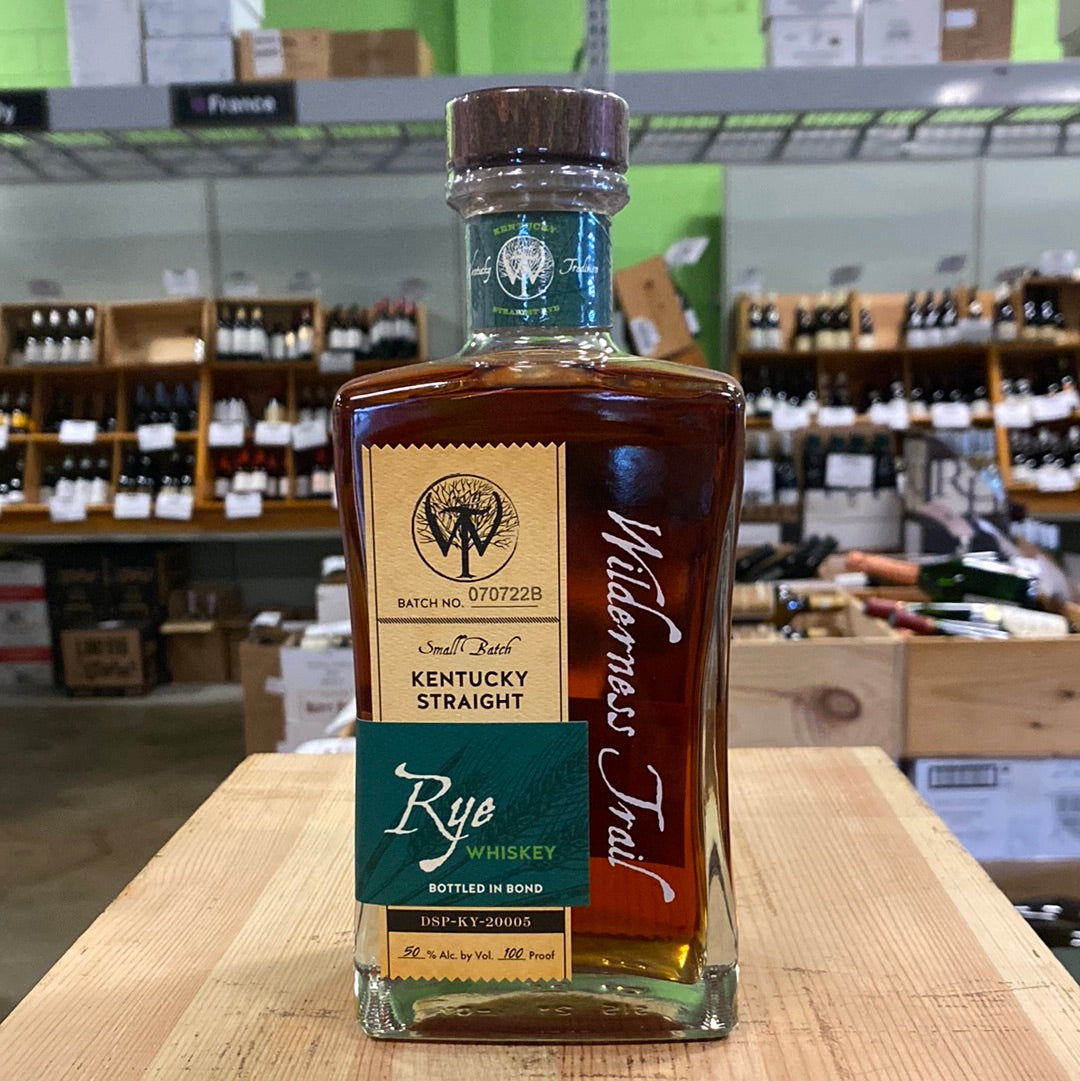 Wilderness Trail Distillery Bottled in Bond Small Batch Rye Whiskey (Green Label)