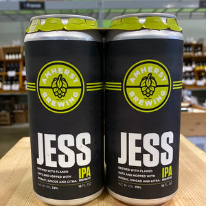 Amherst Brewing Company Jess IPA 4 Pk Cans