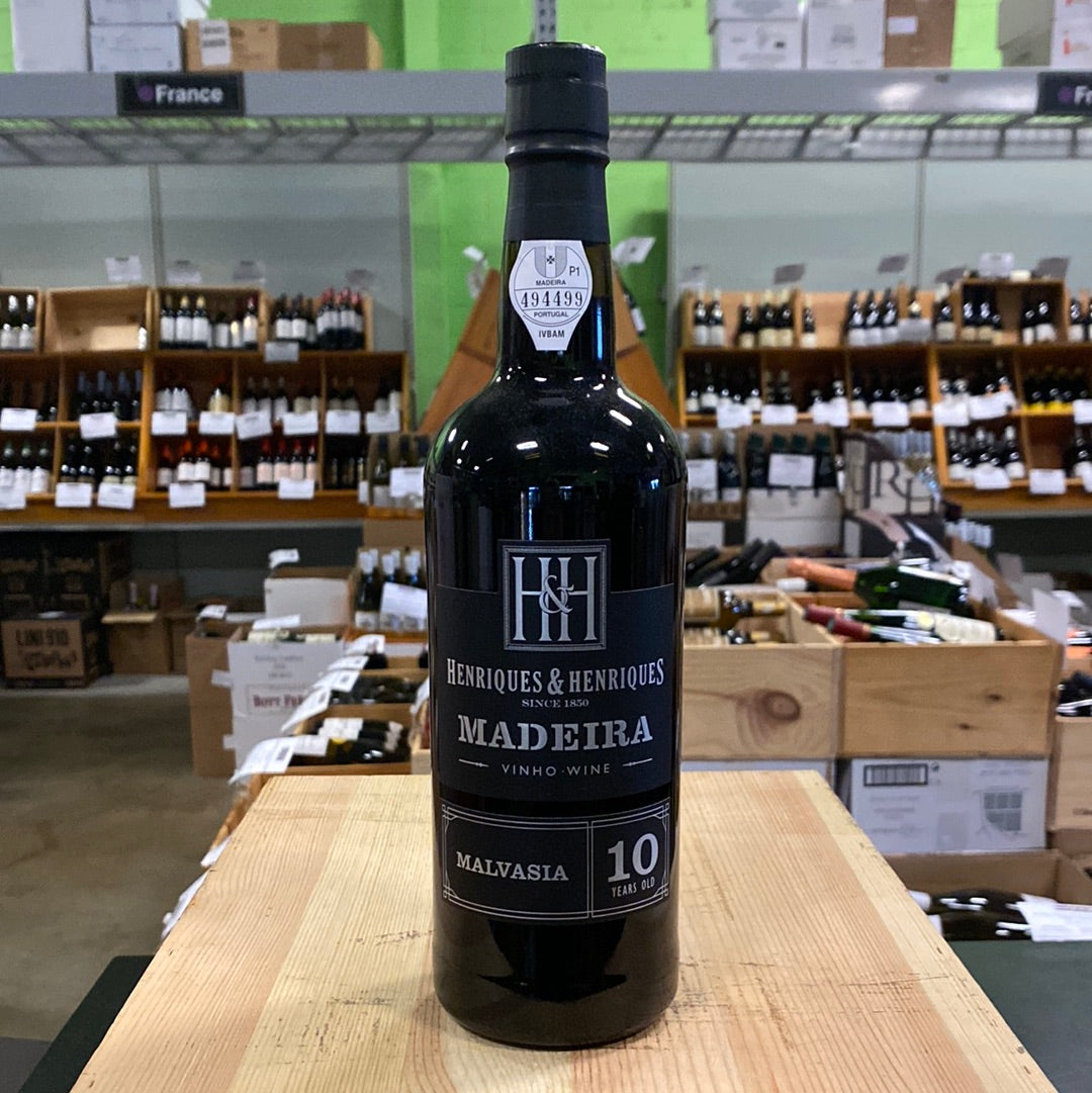 Henriques and Henriques, 10 Years Old Malvasia Madeira- Portugal NV