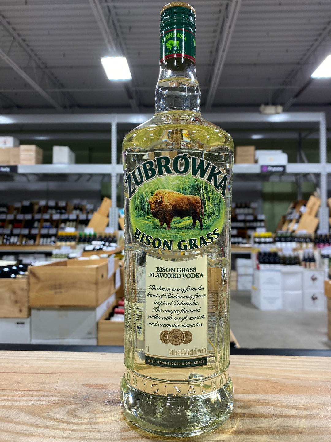 Zubrowka Bison Grass Vodka 1-Liter