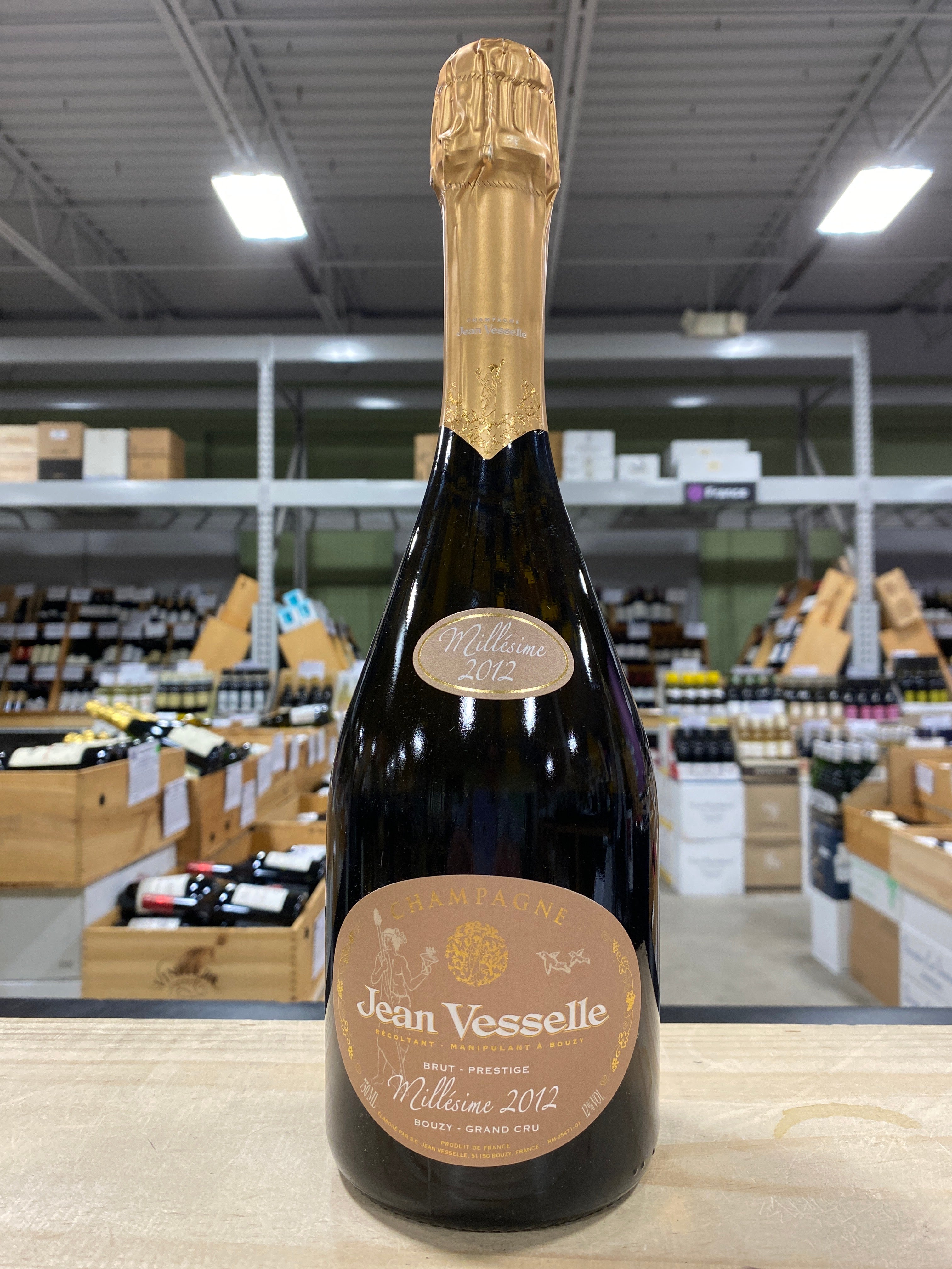 Jean Vesselle Champagne Brut Prestige Grand Cru 2012 Vintage
