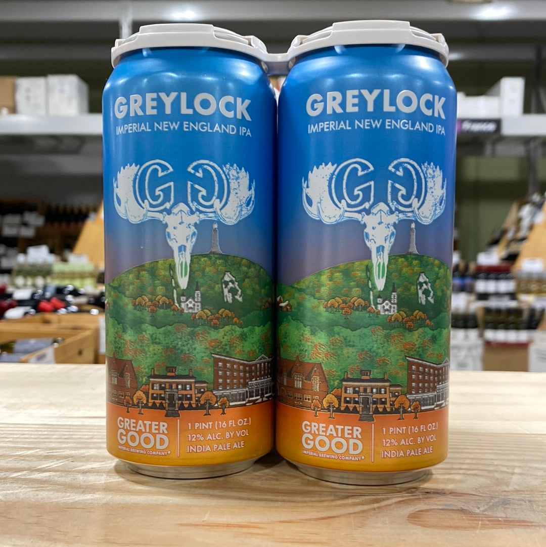 Greater Good Greylock Imperial NEIPA 16oz 4 Pk Cans