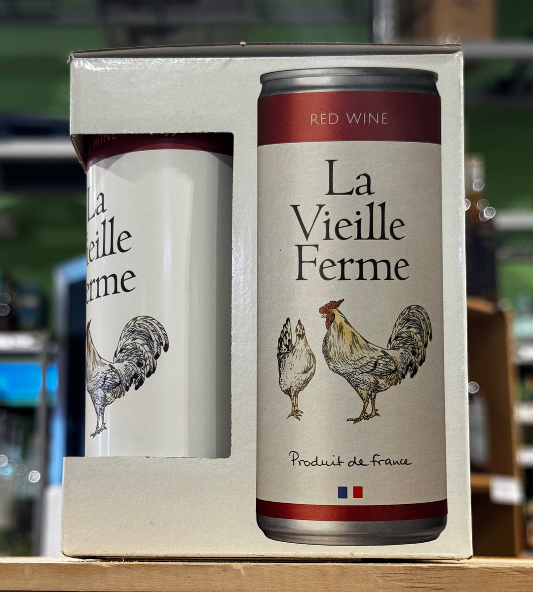 La Vieille Ferme Ventoux Rouge Rhône Valley, France (4pk Cans)