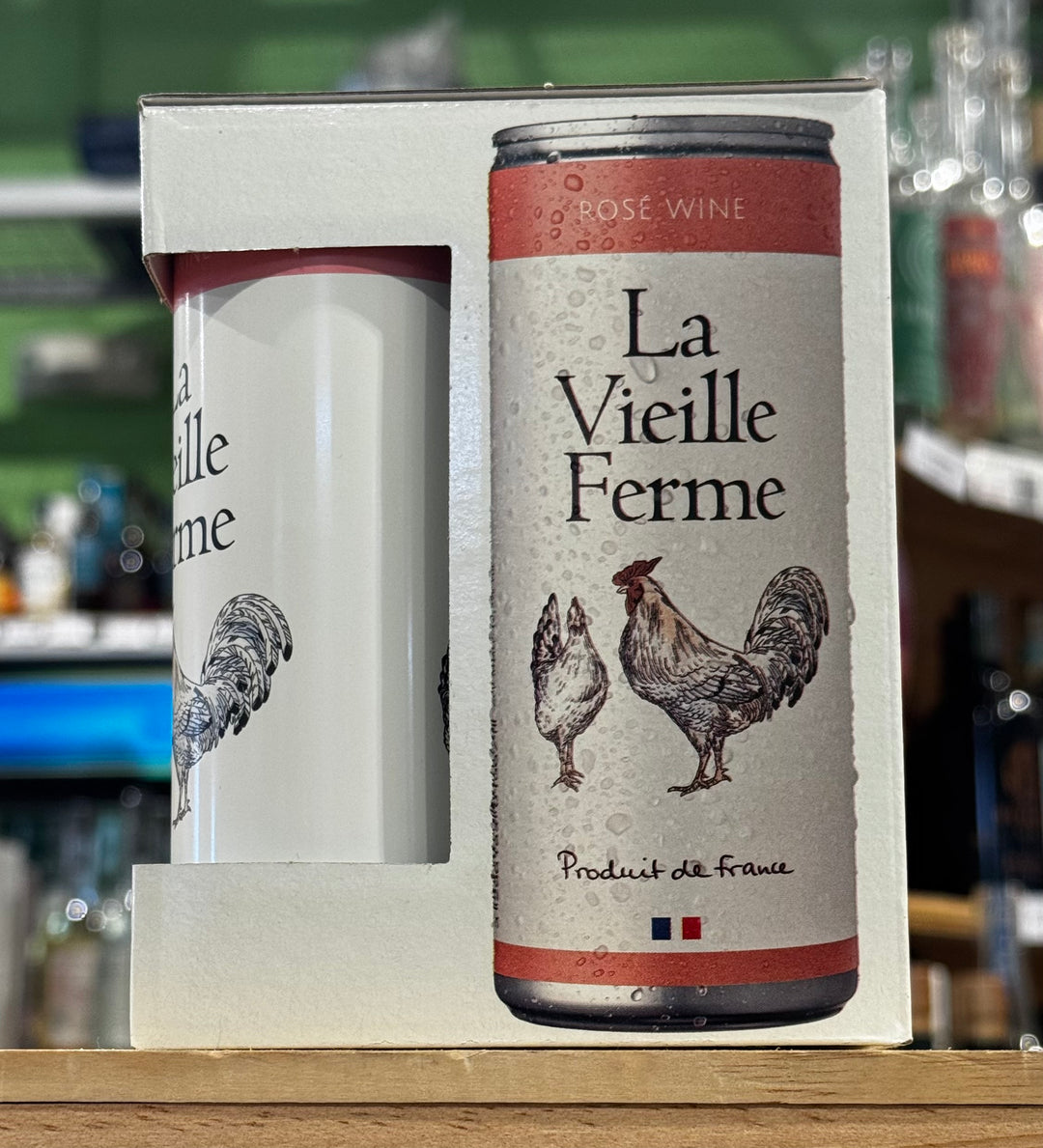 La Vieille Ferme Ventoux Rosé Rhône Valley, France (4pk Cans)