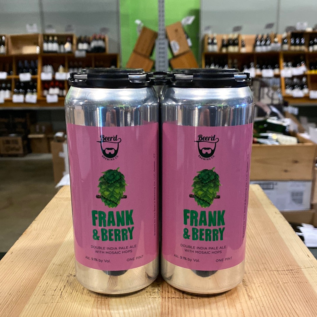 Beer'd Frank & Berry DIPA 4 Pk Cans