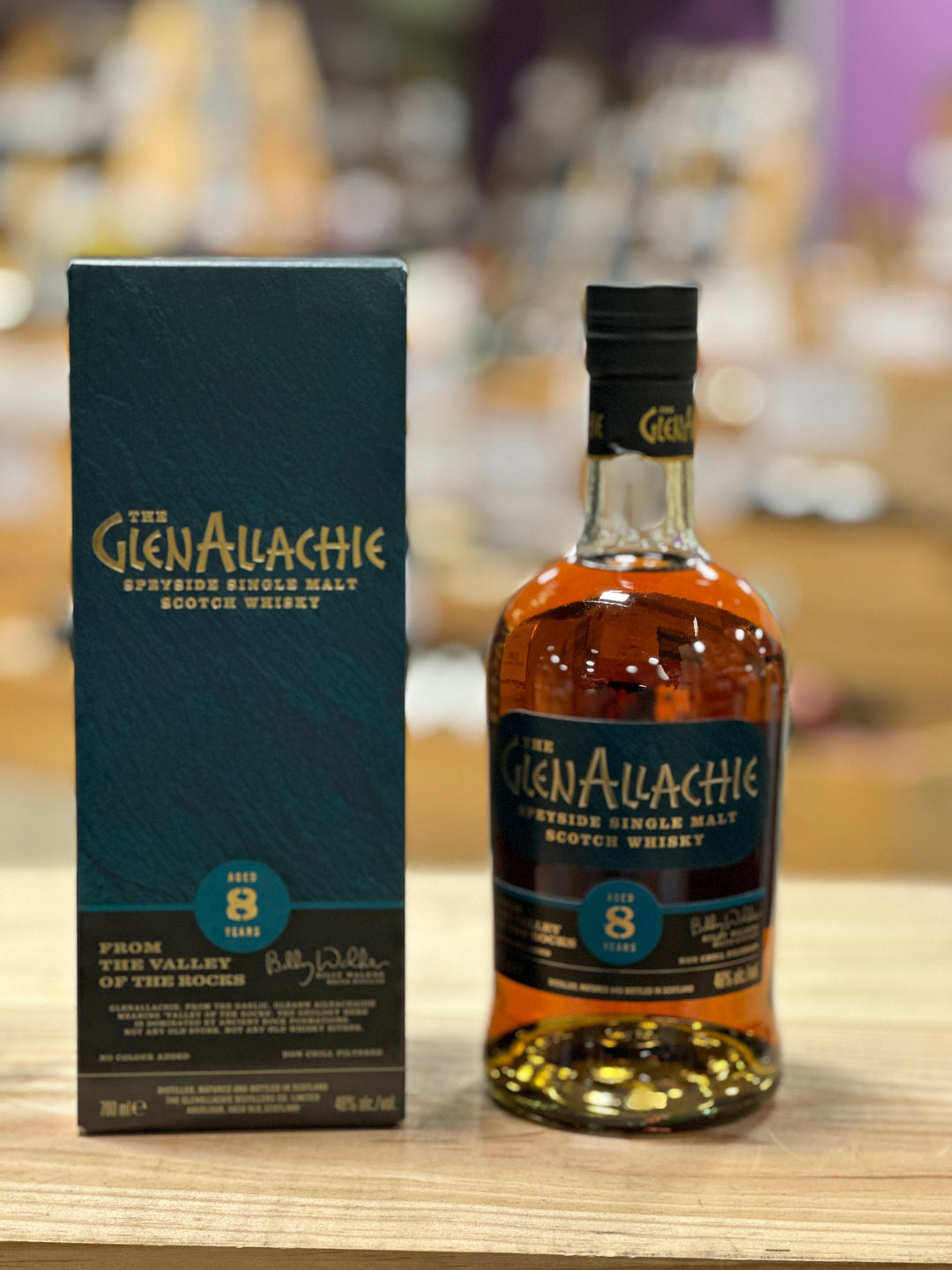 GlenAllachie 8-Year-Old Speyside Single Malt Scotch Whisky – Scotland (46% ABV)