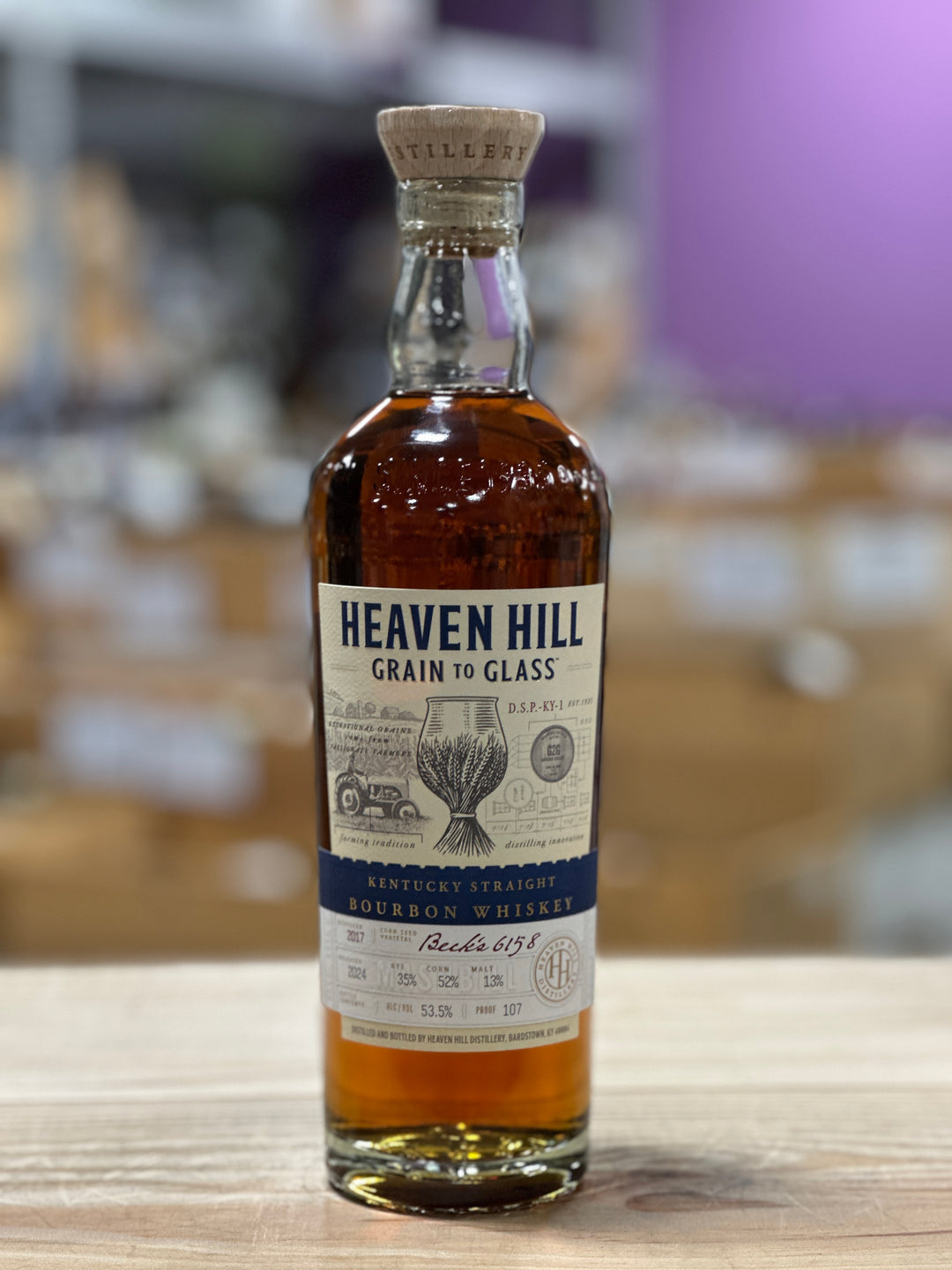 Heaven Hill Grain to Glass Bourbon Whiskey