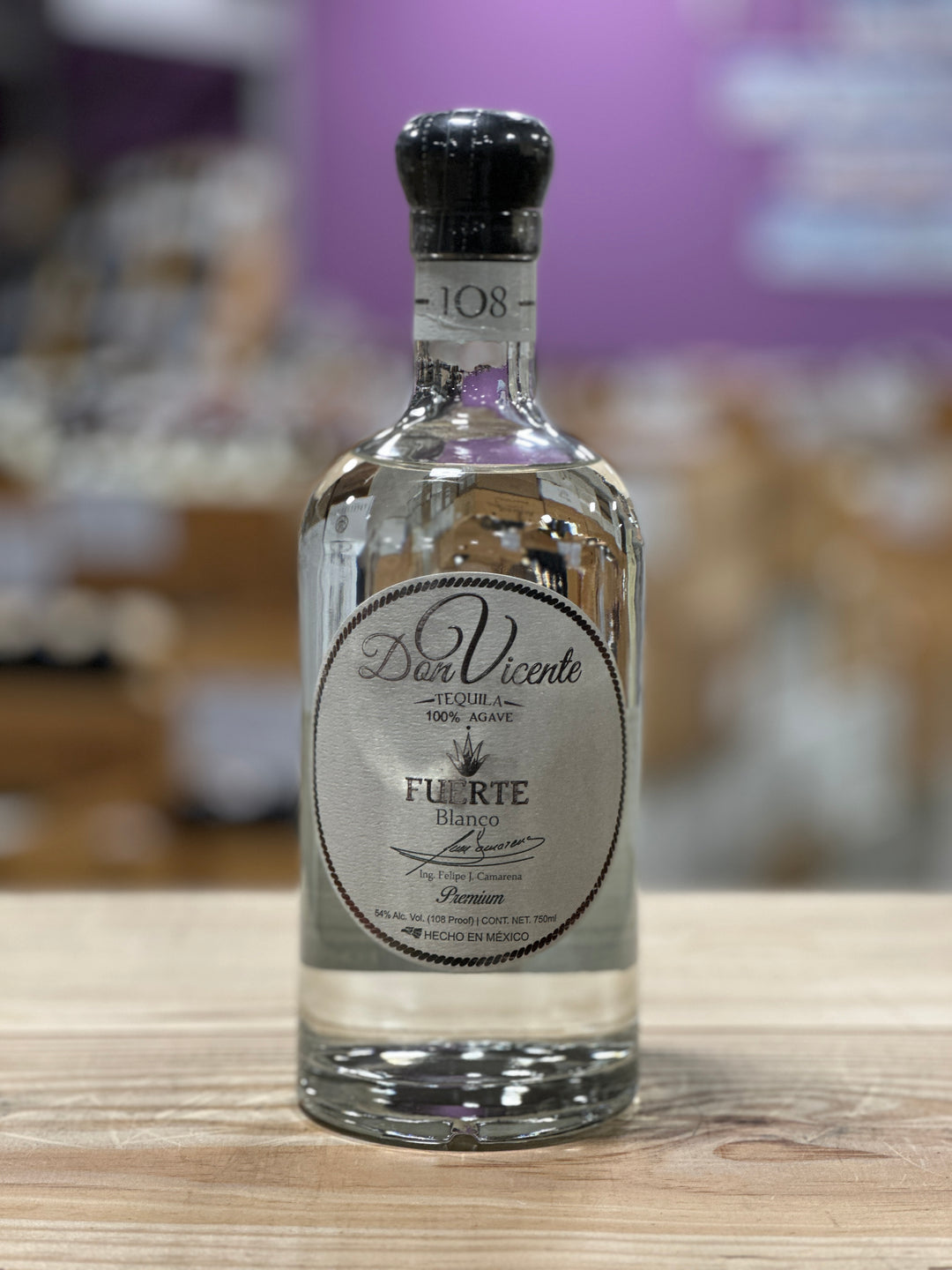 Don Vicente Premium Blanco Fuerte Tequila Jalisco, Mexico