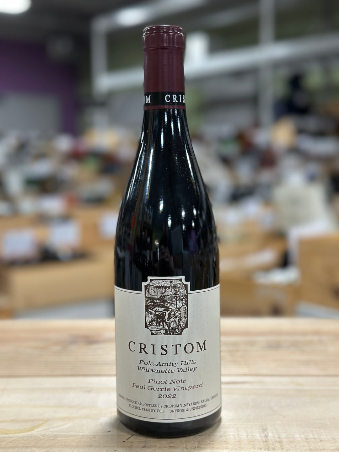 Cristom Vineyards Paul Gerrie Vyd Pinot Noir Eola-Amity Hills Willamette Valley Oregon USA
