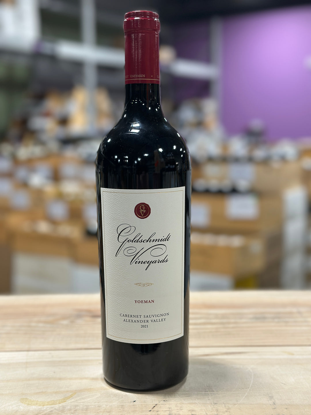 Goldschmidt Cabernet Sauvignon, Yoeman Vineyard, Alexander Valley, CA USA