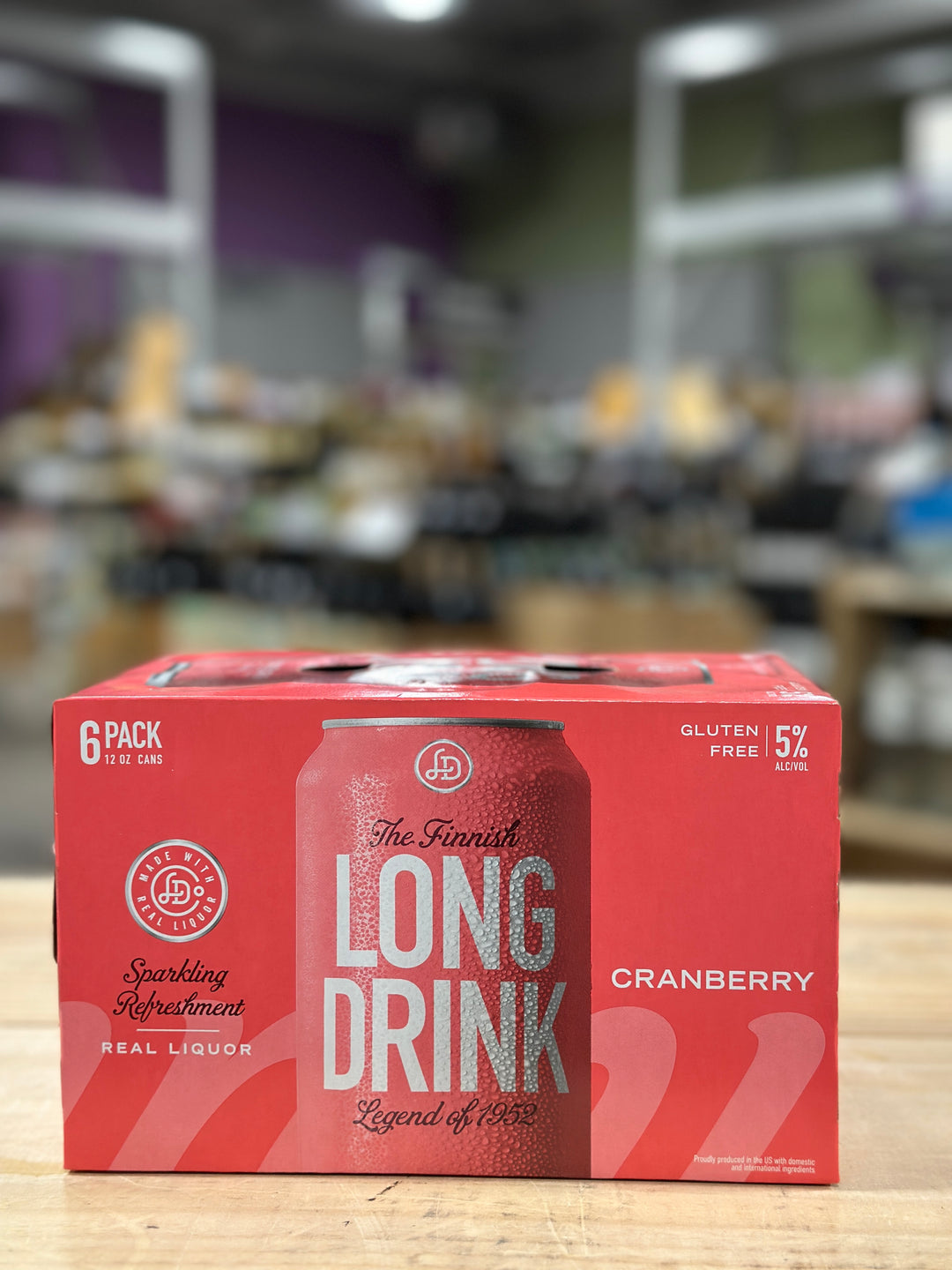 Long Drink Cranberry Soda 6 Pk 12oz Cans