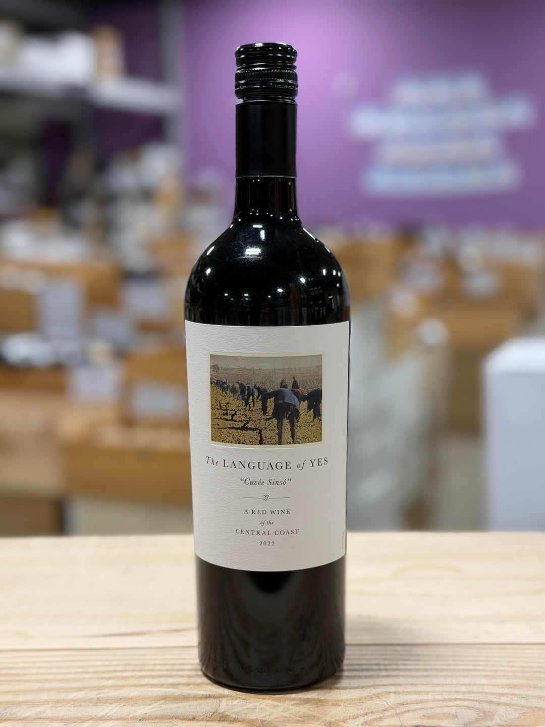 The Language of Yes Cuvee Sinso Central Coast, CA USA