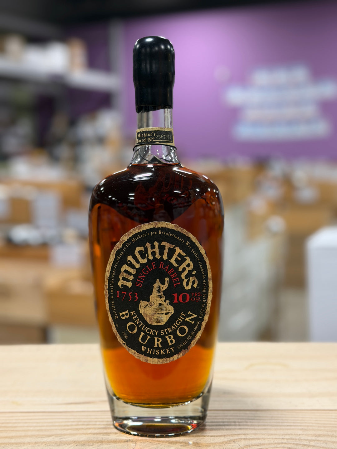 Michter's  10 Year Single Barrel Bourbon Whiskey