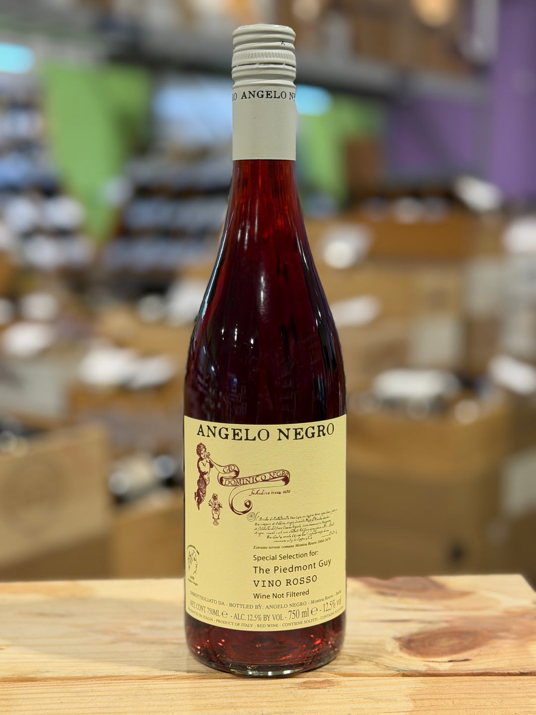 Negro Angelo & Figli Vino Rosso Unfiltered Brachetto - Piedmont, Italy