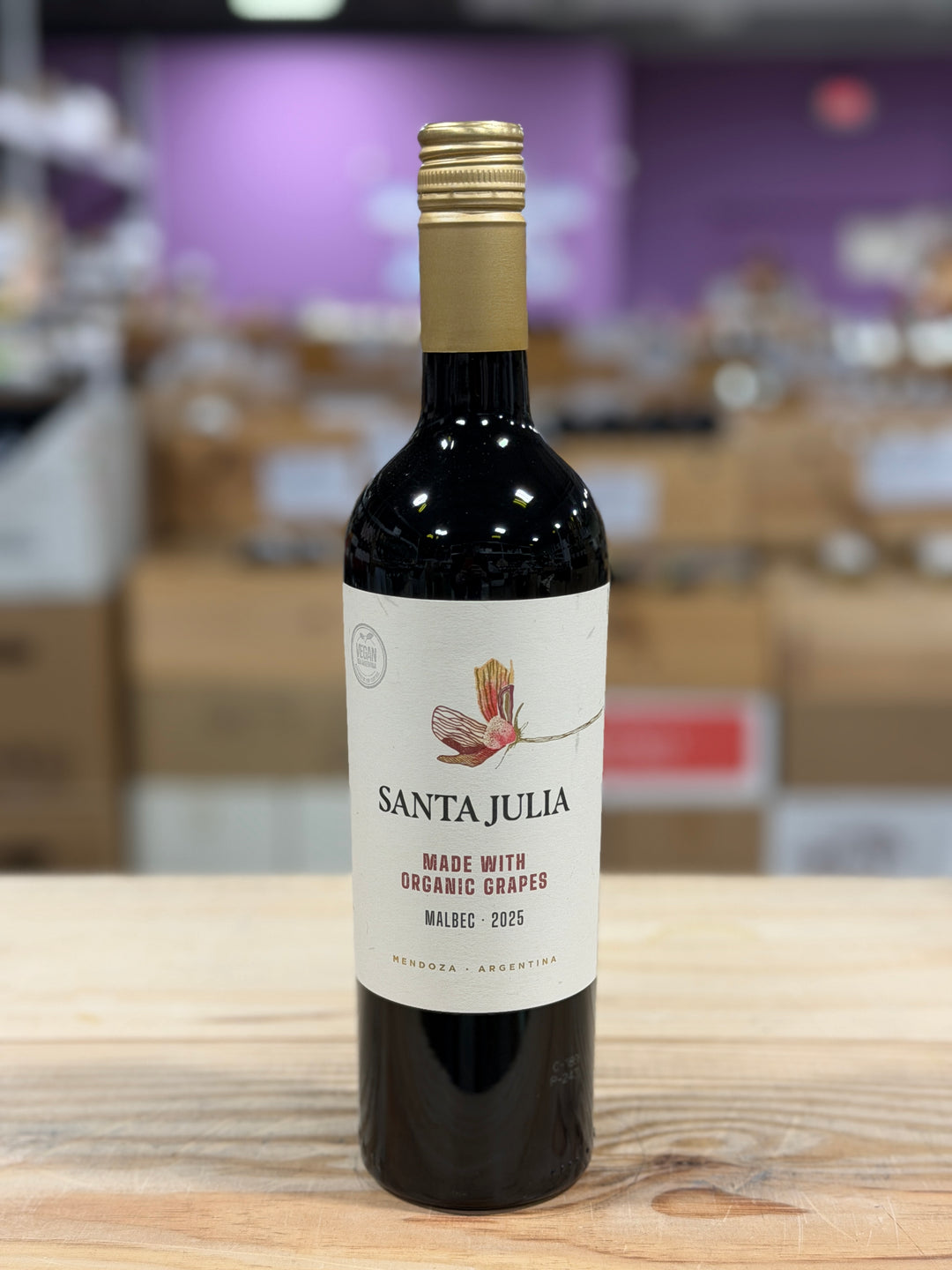 Santa Julia Family Organic Malbec Mendoza, Argentina