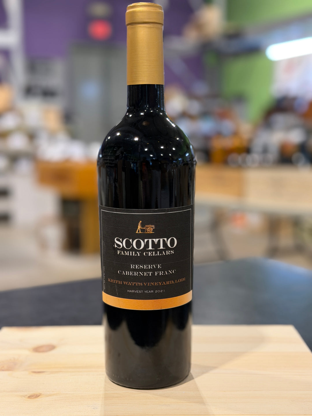 Scotto Cellars Cabernet Franc Watts Vineyard Reserve Lodi California, USA