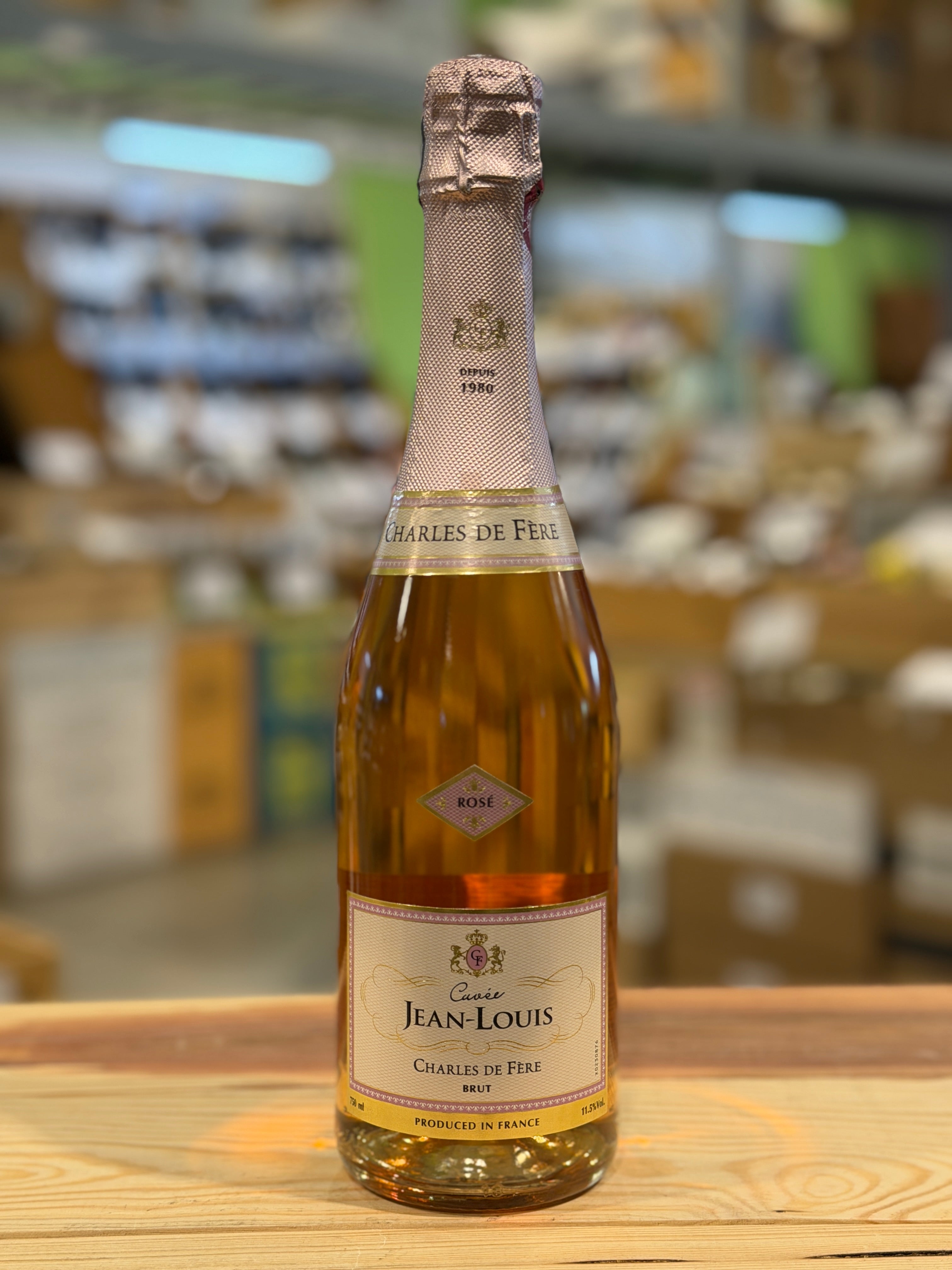 Charles de Fere Cuvee Jean-Louis Rose Brut VdF, France – Bin Ends