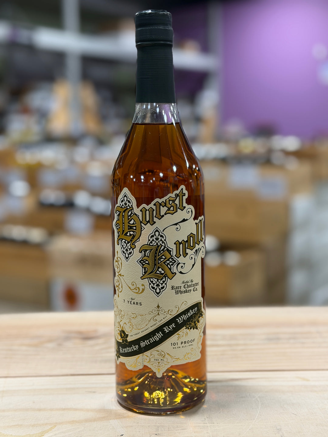 Hurst Knoll 7 year Rye Whiskey 101 proof