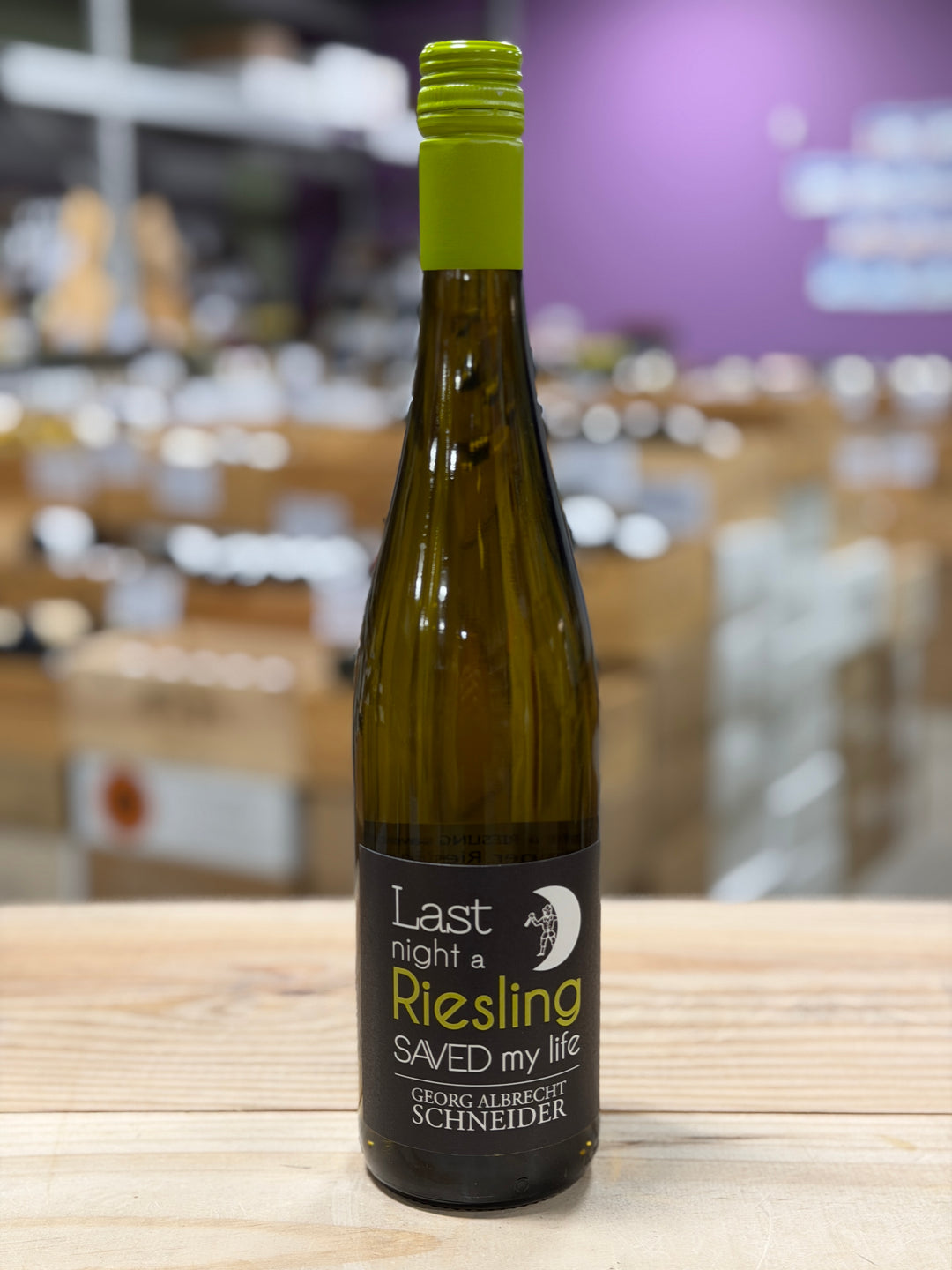 Georg Albrecht Schneider Rheinhessen "Last Night A Riesling Saved My Life" Rheinhessen, Germany