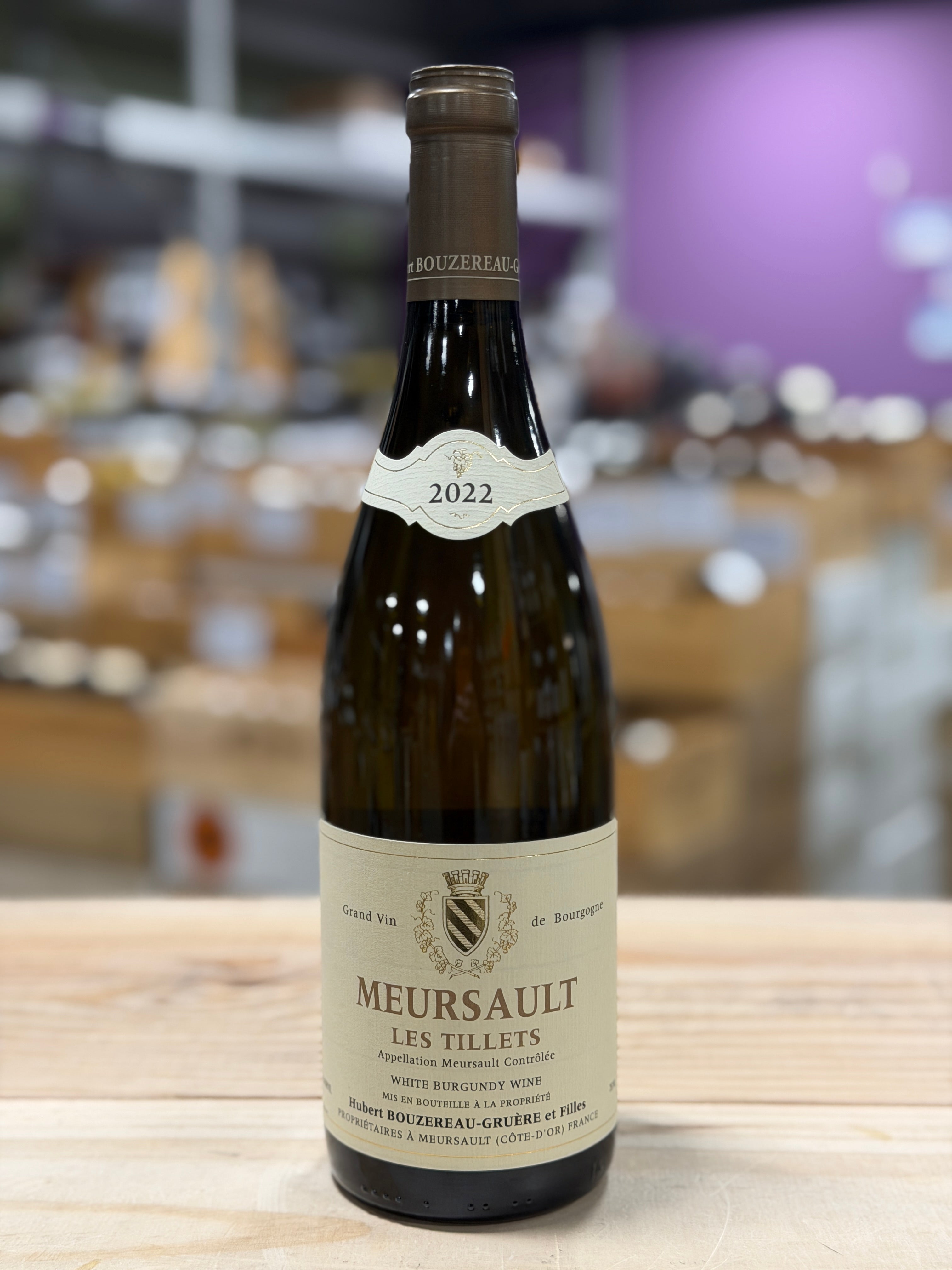 Domaine Hubert Bouzereau Meursault 